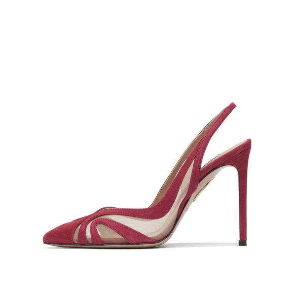 Aquazzura Lune 105 Mm Slingbacks IT 37 Women - Picture 3 of 5